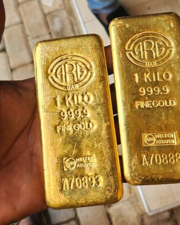 African Gold bars